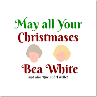 May all your Christmases Bea White Posters and Art